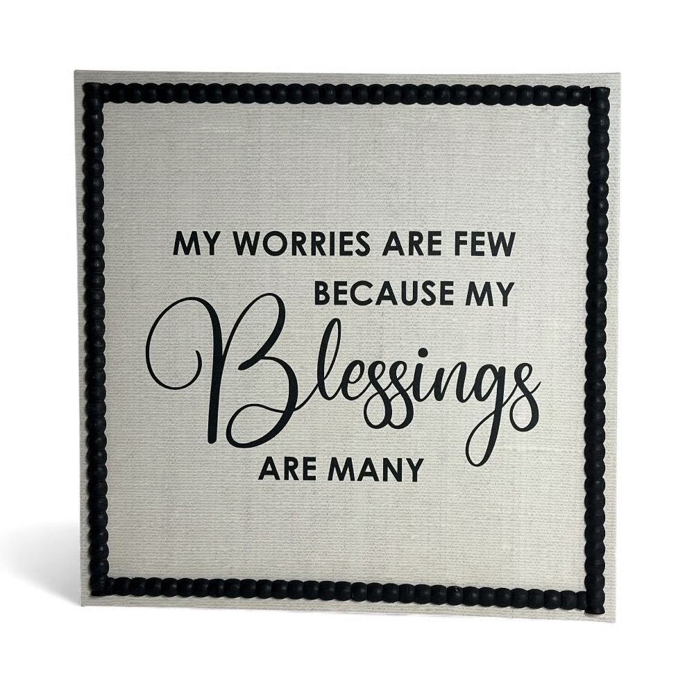 NEW- Inspirational Wall Art with Black Frame 12 X 12